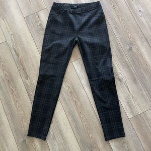 Sanctuary Charcoal Plaid Trousers